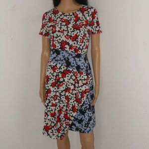 MAGGY LONDON MULTI-COLOR DRESS SIZE 6